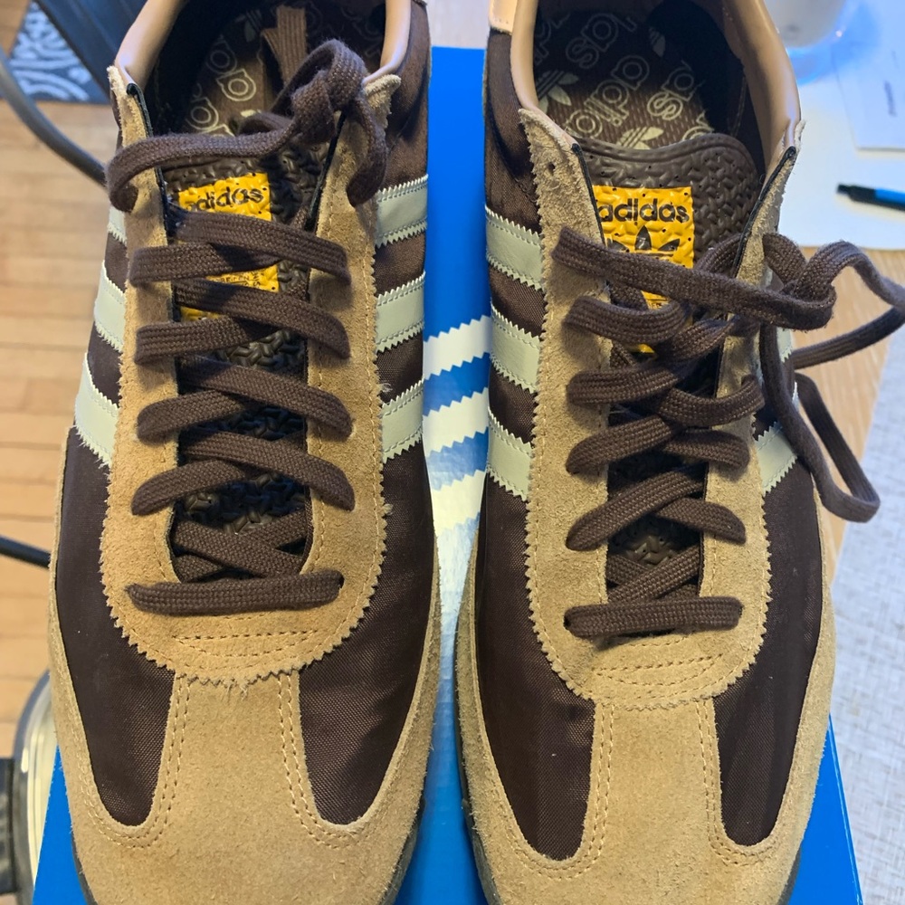 adidas SL 72 Men's Sneakers in Brown/Tan - Picture 3 of 6